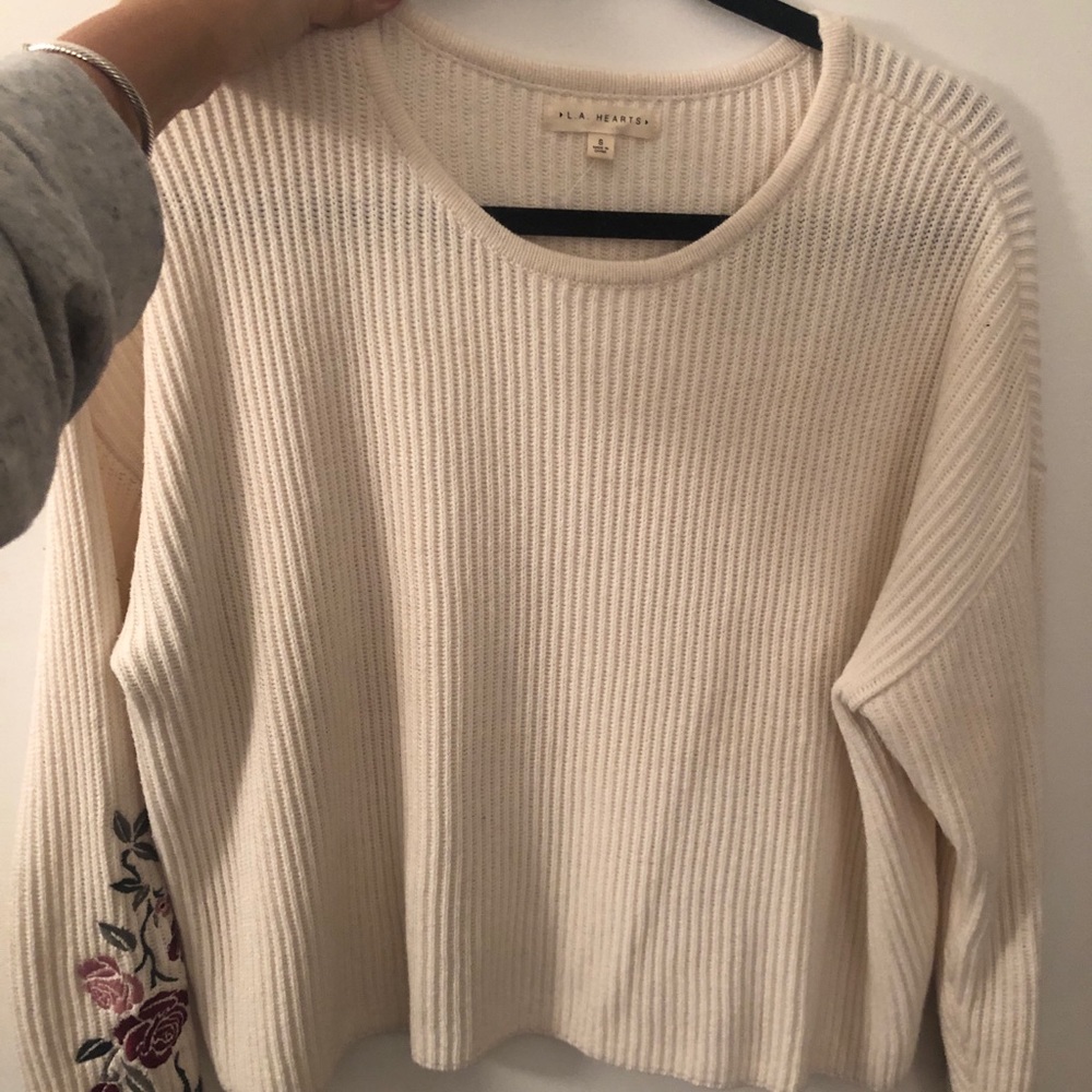 Cream sweater